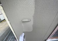 外壁上塗り塗布状況